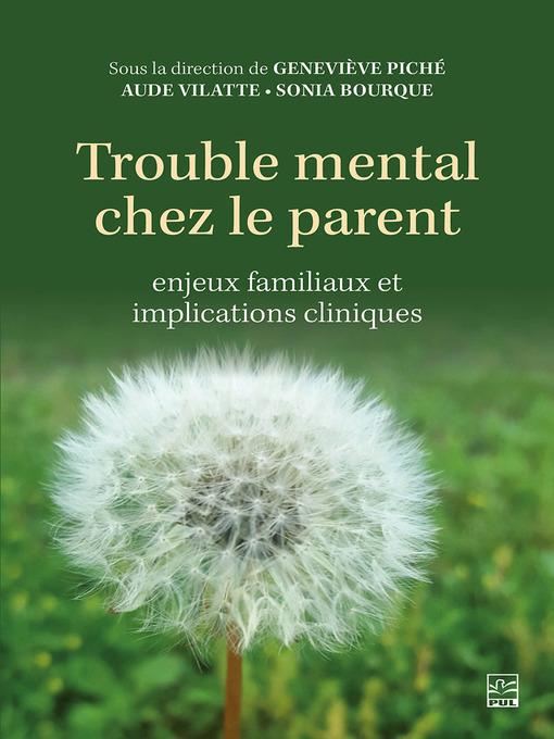 Title details for Trouble mental chez le parent by Collectif - Available